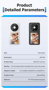 480*800 píxeles HD Luxury <span class=keywords><strong>E</strong></span> <span class=keywords><strong>Ink</strong></span> Screen Phone Case, NFC DIY Smart <span class=keywords><strong>E</strong></span>-<span class=keywords><strong>Ink</strong></span> Screen Display Funda para teléfono móvil para <span class=keywords><strong>Huawei</strong></span> Mate 60 Pro - Product Image 6