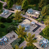Tente dôme de jardin, transparente, préfabriquée, géomode connectée, Camping, tente, Mars, maison, Kit pour dôme, Transparent