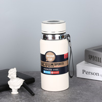Bouteille d'eau intelligente en acier inoxydable 1L avec logo personnalisé, affichage LED de la température, étanche, sans BPA, maintien thermique 6-12 heures