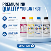 Solvant écologique italien pour sublimation d'encre pour imprimantes numériques jet d'encre à colorant soluble dans l'eau pour l'impression par transfert