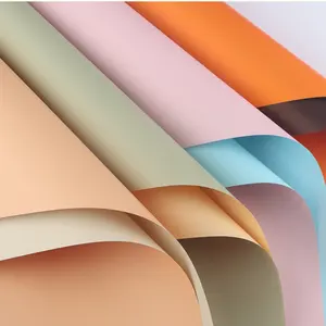 दो रंग जलरोधक और सुगंधित हस्तनिर्मित पुष्प कागज गुलदस्ता उपहार कोरियाई पैकेजिंग पेपर