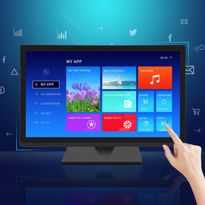 จอแสดงผลแบบสัมผัส 15 นิ้ว ความละเอียด 1080p จอคอมพิวเตอร์แบบสัมผัส จอสัมผัสแบบ Capacitive สำหรับอุตสาหกรรม - Product Image 1