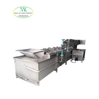RVS 220V 500kg voedselverwerkingsmachine met motor 3.0KW vermogen voor groente- en fruitfabriek, 2 jaar garantie