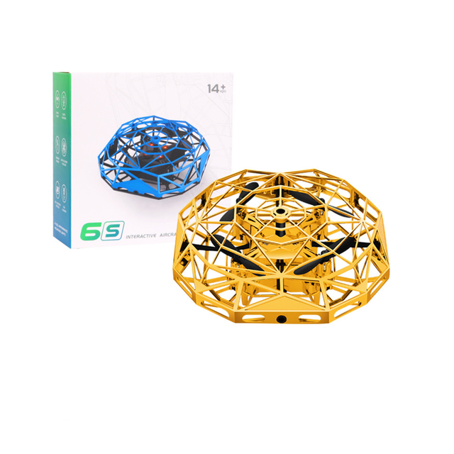 RC Helicopters Remote Control Drone ufo with Gyro for Adult Kid 2.4GHz UFO Hand Controlled Drone with LED Lights
