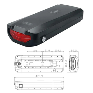 Batteries pour vélo électrique <span class=keywords><strong>36v</strong></span> 48v 20ah, <span class=keywords><strong>porte</strong></span>-bagages arrière rechargeable, <span class=keywords><strong>porte</strong></span>-bagages, <span class=keywords><strong>batterie</strong></span> - Product Image 4