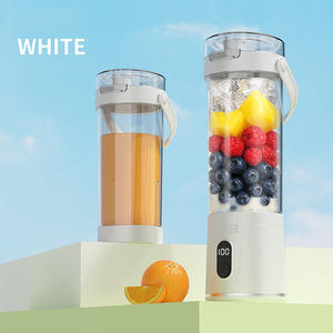 Exprimidor de Cítricos Eléctrico Portátil Mini de 600 ml, Exprimidor Masticador de Acero Inoxidable, USB, Manual, Inalámbrico, para Exteriores, para Hacer Smoothies - Product Image 6