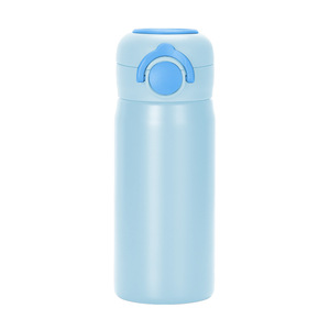 Stainless Steel Water <b>Bottle</b> 500Ml Double Wall Insulated Portable Travel Cup With Pop Up Lid Kids Drink Container - Product Image 2