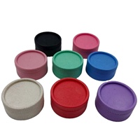 Moulin à herbes sèches biodégradable en plastique, 55 mm, 2 pièces, écologique, pour tabac à rouler, avec logo personnalisé, vente en gros, pas cher
