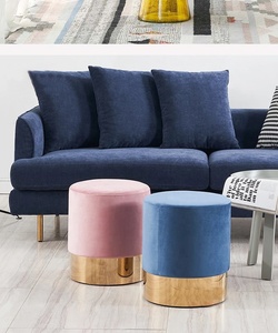 Di alta qualità divano sgabello <span class=keywords><strong>sedia</strong></span> di velluto moderna moderna imbottiti sedie da pranzo - Product Image 4
