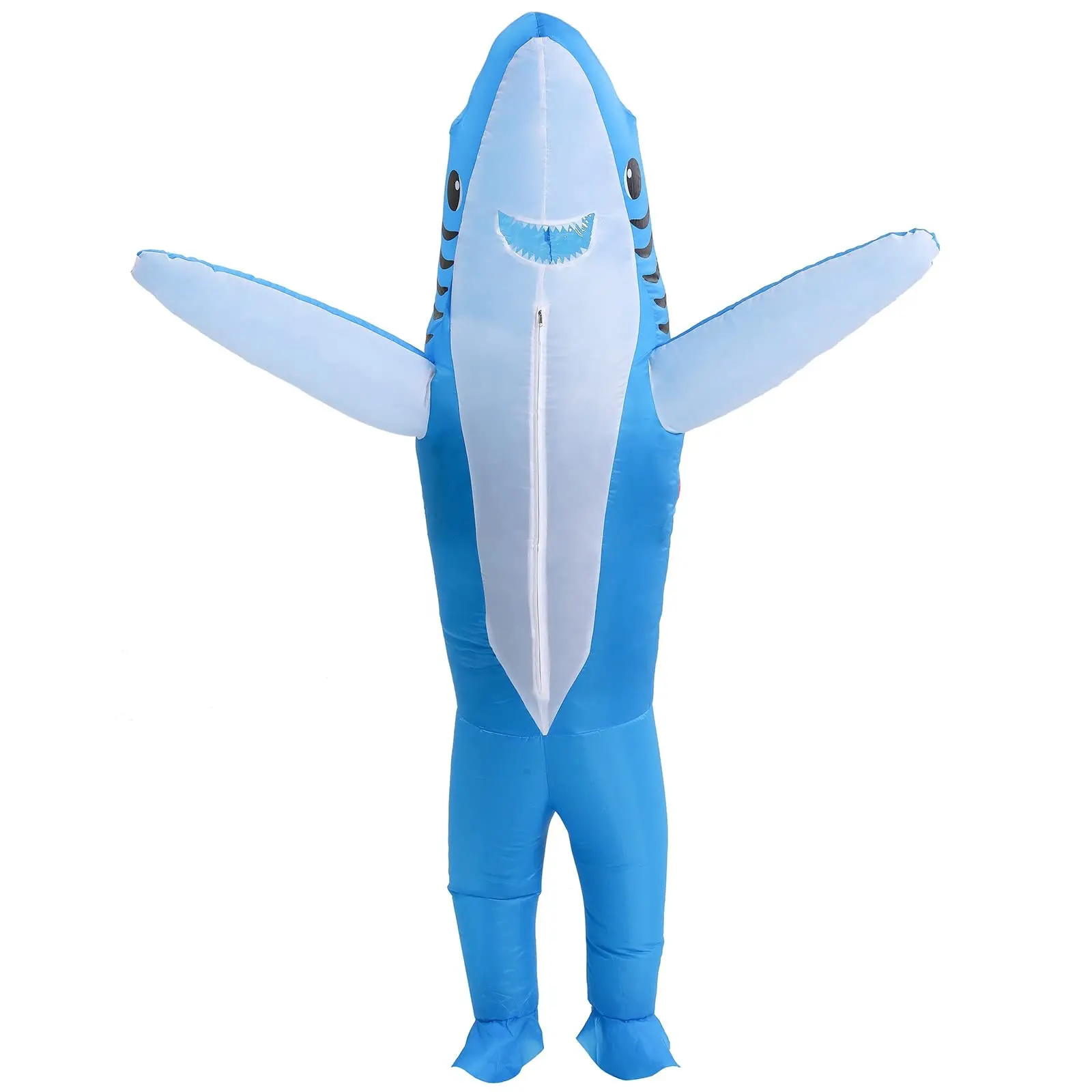 Wonderful Inflatable Shark Costume Air Blow up Jaws Jumpsuit Fancy Dress Funny Carcharias Suit for Cosplay Party