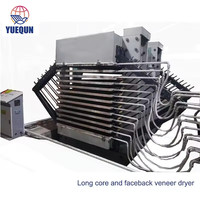 Mesin Pengering Veneer Inti Kayu Lapis Otomatis Tipe Hot Press, Peralatan Pertukangan Kayu Terkontrol PLC, Akurasi Tinggi, Daya 5.5kW, Garansi 2 Tahun