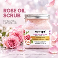 VICORA 18 Styles Gommage Corporel Multicolore Multi-parfumé Exfoliant Doux Éclaircissant Nettoyant pour le Soin de la Peau du Corps