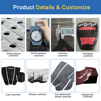 Offre Spéciale personnalisé Eva résistant à l'usure cerf-volant Traction Grip feuille auto-adhésif anti-dérapant étanche surf Sup Stomp pied coussinets