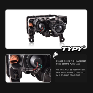 Conjuntos de faros delanteros TYPY para Jeep Grand Cherokee 2014-2021 con lentes LED, luces diurnas e intermitentes secuenciales - Product Image 4