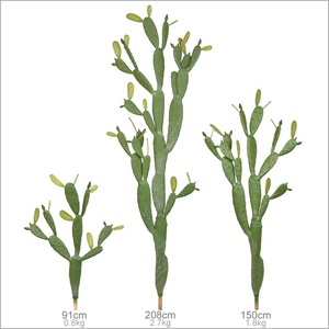 Plante artificielle de figuier-de-Inde avec <span class=keywords><strong>pot</strong></span> pour la décoration de la maison et du bureau - Product Image 3