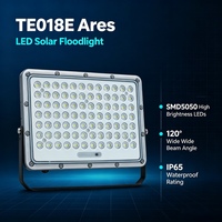 Reflector Solar de Alta Luminosidad IP65 a Prueba de Agua, Reflector LED Solar de Aluminio para Exteriores, Lámpara Solar para Caminos y Jardines