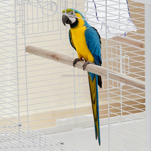 <span class=keywords><strong>Cage</strong></span> à oiseaux Design de mode pour perruches pinsons canaris oiseaux d'amour grande <span class=keywords><strong>cage</strong></span> à perroquets avec supports en bois plateau coulissant - Product Image 3