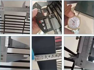 Valla de Seguridad Moderna de Hierro Anti-Escalada de 6 Pies (358) con Diseño de Fácil Instalación y Visibilidad Clara para Obras de Construcción y Estaciones Ferroviarias - Product Image 3