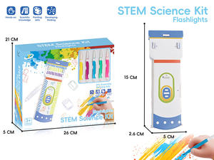 Série d'expériences scientifiques avec Colorpen et accessoires électroniques, jouet éducatif STEM, développement de l'intelligence, <span class=keywords><strong>puzzle</strong></span> 3D en EPS - Product Image 5