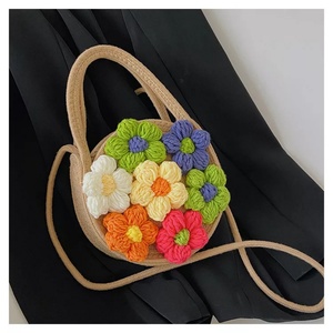 Nueva Flor Artificial Tejida a Mano de Ganchillo, Cabezal de Flor de Ganchillo de 7cm/10cm, Girasol para Regalo Festivo - Product Image 6