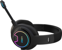 Headphone Game over-ear Gaming asli, Earphone Port USB lampu RGB 7.1 Virtual, Headset Game berkilau