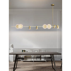 Lampes suspendues de style minimaliste nordique pour restaurant, spots décoratifs LED de luxe postmodernes pour comptoir de bar, modèle - Product Image 3