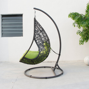 Fauteuil <span class=keywords><strong>suspendu</strong></span> en rotin Uland pour patio, balcon, jardin, terrasse - Product Image 4
