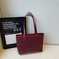 Sac fourre-tout à bandoulière zippé en velours imprimé léopard, style coréen, élégant et décontracté, grande capacité, pour femme, nouvelle collection 2026, très tendance