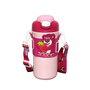 ขวดน้ำเก็บอุณหภูมิสำหรับเด็ก Lotso Buzz พร้อมหลอดดูด 500 มล. สำหรับใช้ในโรงเรียน ฤดูร้อน 2024 ของขวัญต้อนรับเปิดเทอม - Product Image 2