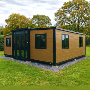 Modernas Casas Prefabricadas Modulares de Dos Habitaciones, Tipo Contenedor, Transportables, Casas Pequeñas, Económicas, de Acero y Panel, Tipo Villa - Product Image 1