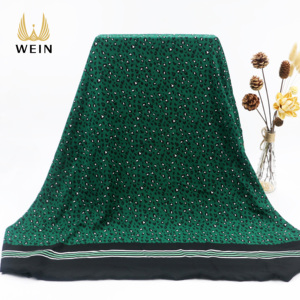 WI-B06 Màu Xanh Lá Cây <span class=keywords><strong>Leopard</strong></span> In 100% Polyester Siêu Mềm Mại Và Thoáng Khí Faille Crepe Vải Cho Dài Hàng May Mặc Thiết Kế Lạ Mắt - Product Image 1