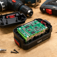Système de gestion de batterie pour outils électriques professionnels (BMS) et carte de circuit imprimé de conception de contrôleur de moteur