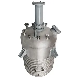 WHGCM ASME CE EAC EPR 8000L stainless steel 316L limpet coil industry reactor with inner cooling ex proof vacuum distillation