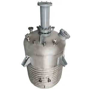 Whgcm Asme Ce Eac Epr 8000l Roestvrij Staal 316l Limpet Coil Industrie Reactor Met Binnenkoeling Ex Proof Vacuümdestillatie