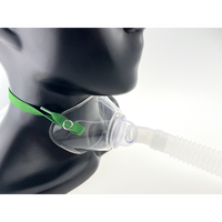 Masque à oxygène nébuliseur réglable avec canule à oxygène nasale pour une thérapie respiratoire précise et efficace