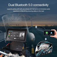 Écran universel 6-7'' pour moto BMW : luminosité automatique, IP67, CarPlay, Android Auto, DVR exclusif et antivol, fixation rapide