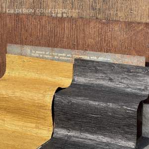 Revêtement flexible 3D léger extérieur grande dalle hôtel moderne extérieur ignifuge villa panneaux muraux carreaux <span class=keywords><strong>de</strong></span> grain <span class=keywords><strong>de</strong></span> bois naturel - Product Image 1