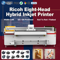 Impresora Plotter Digital UV de Gran Formato LETOP de 1.9M, Económica de Fábrica, para Pequeñas Empresas, Impresora Híbrida