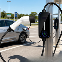 Neue Jinghu Straßenrand-Rettungs-EV-Ladestation 3,5-7kW Typ 2 Anschluss IP54 Wetterfest Mobile Bedienung Plug&Charge TA-AC-B1-P