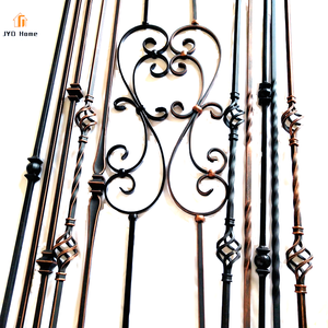 Ornate 1/2 "Hollow Sắt <span class=keywords><strong>Knuckle</strong></span> Balusters Kim Loại Cầu Thang Lan Can Và Spindles Bán Buôn - Product Image 5