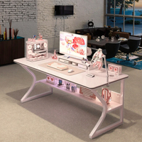Vente en gros d'usine de bureau pour PC de jeu en forme de K bureau de jeu de course de compétition table d'ordinateur de jeu bon marché personnalisée pour joueur