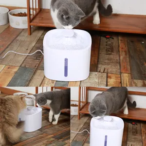 Hot Sale Pet Fountain With 1 Carbon Filter Intelligent Auto Power Off Pump Cat Water Dispenser