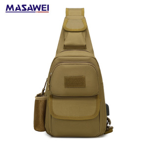 Bolso táctico Masawei para el pecho, impermeable, para deportes al aire libre, para hombre, con múltiples bolsillos, para senderismo y viajes diarios - Product Image 1