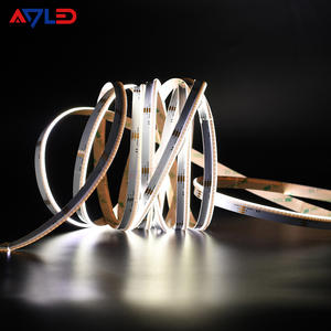Tira de LED COB de Emisión Lateral sin Puntos, Alto CRI 90, 2700K~6500K, 24V, 10mm, 5 Metros por Rollo, Tiras de Luz LED COB - Product Image 1