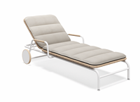 Garten Modernes Aluminium mit Webseil Sofa garnitur Garden Sectional Sessel und Liegestuhl am Pool Set