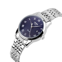 Skmei — montre à Quartz pour Couple, bracelet en acier inoxydable, cadeau saint-valentin, tendance 9058