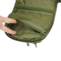 Sac de poitrine tactique robuste en nylon, pochette multi-poches, design imperméable, essentiels EDC, sac bandoulière, sac à dos