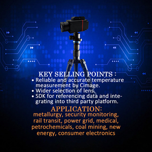 תצוגת טמפרטורה בזמן אמת, מצלמת תרמית 640x512 לתעשייה, מצלמת הדמיה תרמית עם פלט 16 ביט לבדיקה - Product Image 6