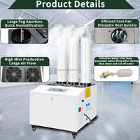 Humidificateur en acier inoxydable de grande capacité 28 kg/h pour la culture de champignons, les serres, les plantes, les fermes, les ateliers agricoles, frais