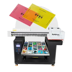 Rainbow A2 UV Printer XP600 TX800 mobile cover photo printing machine for Phone, tablet and e-reader cases